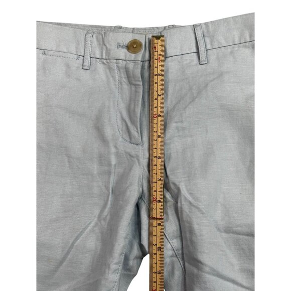 Gap Womens Linen/Cotton Blend Pants Size 00 Light Blue - Picture 10 of 10